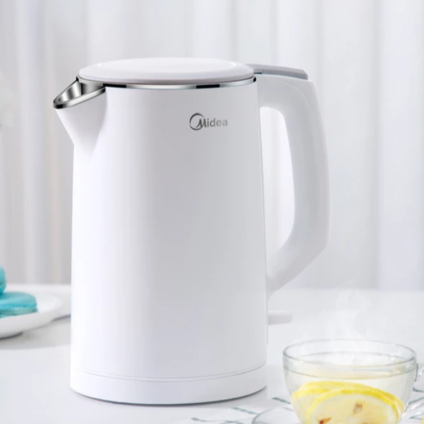 電水壺 1.5L容量 無縫一體內(nèi)膽 雙層防燙 快速沸騰  