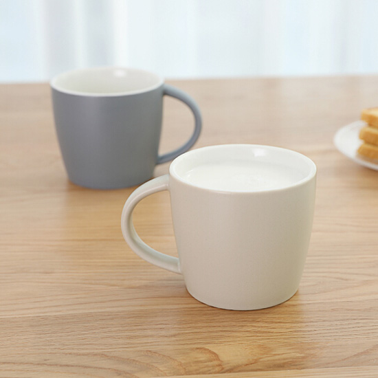 簡約陶瓷馬克杯子 咖啡杯 logo定制